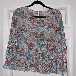 Floral Peplum Top